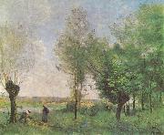 Jean-Baptiste-Camille Corot Erinnerung an Coubron painting